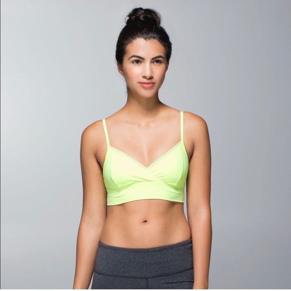 Lululemon Ujjayi Clear Mint Bra